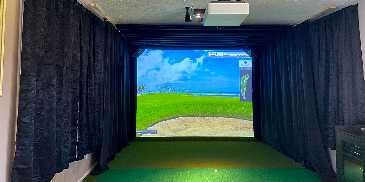 Creekside Golf Course simulator